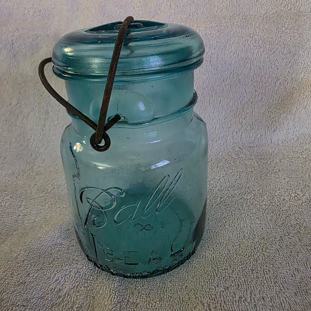 Blue Ball Mason Jars #4 and #8 - Picture 4 of 5